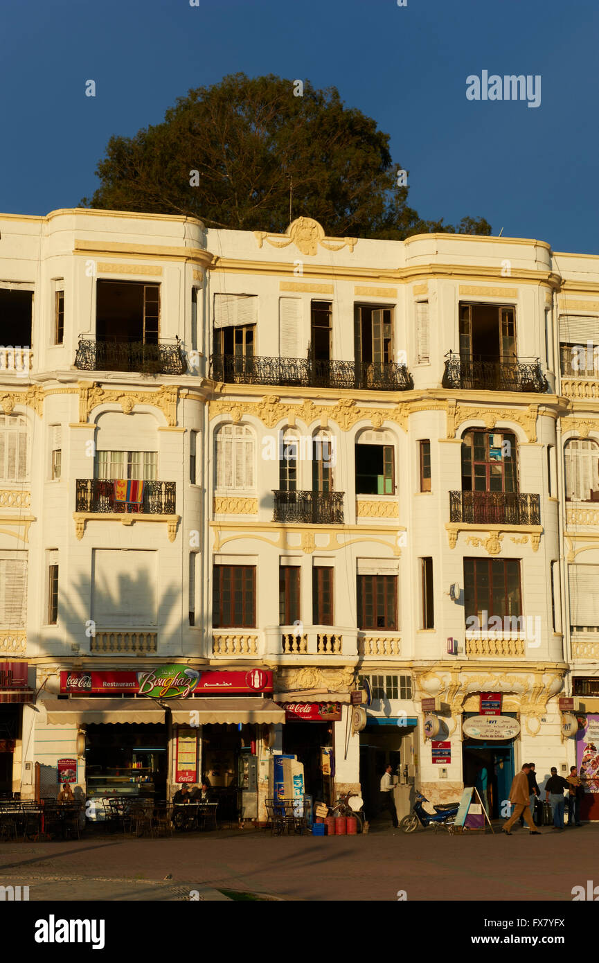 Il Marocco, Tangeri, Medina, città vecchia, Espagne street Foto Stock