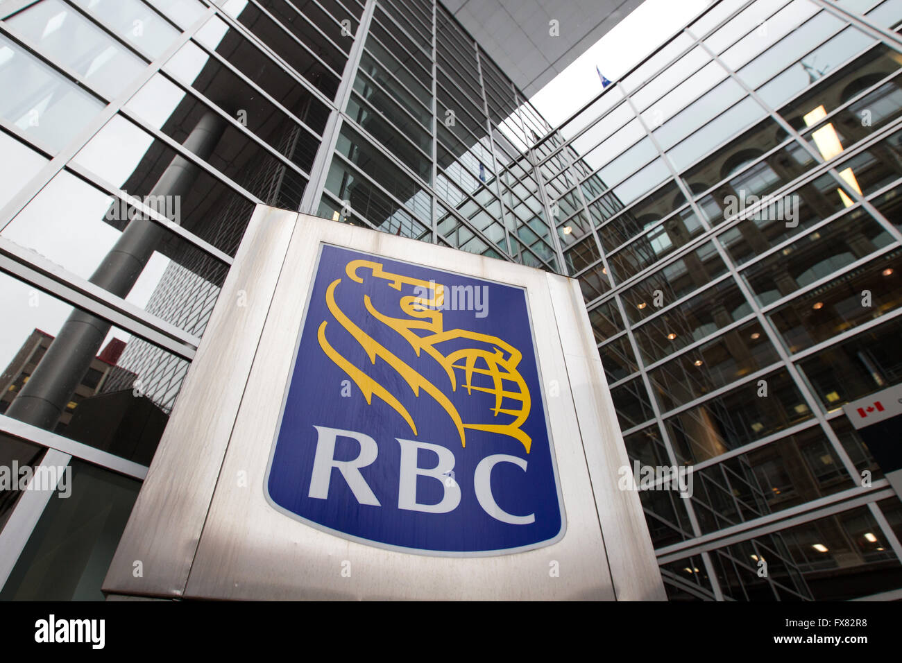 Royal Bank of Canada filiale nel centro cittadino di Ottawa, Ont., giovedì 28 gennaio, 2016. Foto Stock