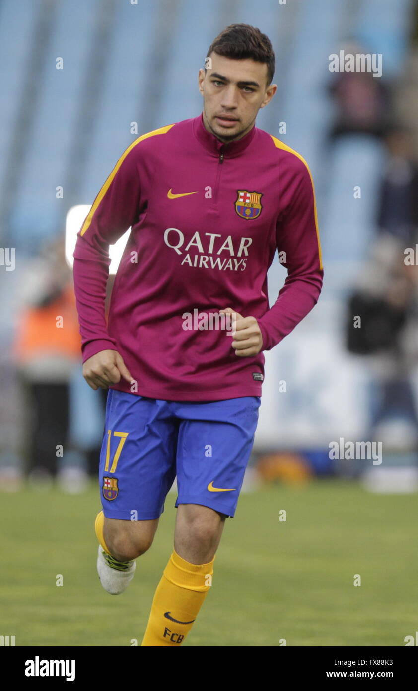 Munir El Haddadi quando la Spagna league match Real Sociedad - FC Barcelone Aprile 6, 2016 Stadio Anoeta,San Sebastian Foto Stock