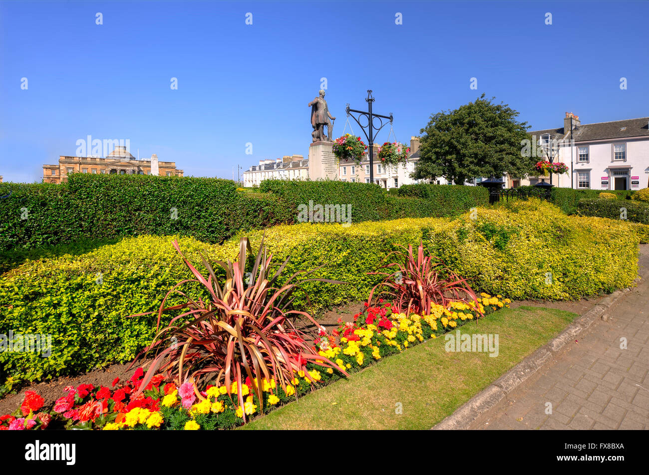 Ingresso a Wellington Square, Ayr. Foto Stock