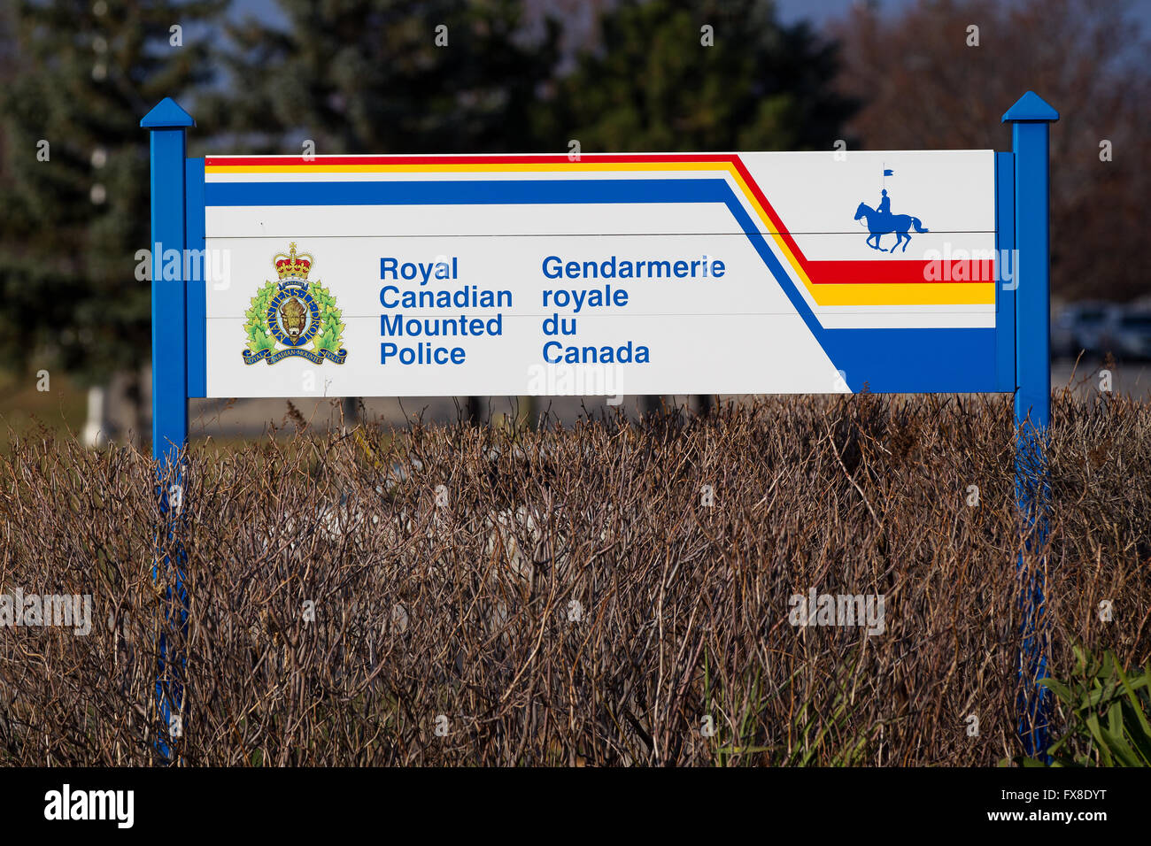 L'RCMP il distacco a Kingston, Ont., a 8 Dicembre, 2015. Foto Stock L'RCMP il distacco a Kingston, Ont., a 8 Dicembre, 2015. Foto Stock
