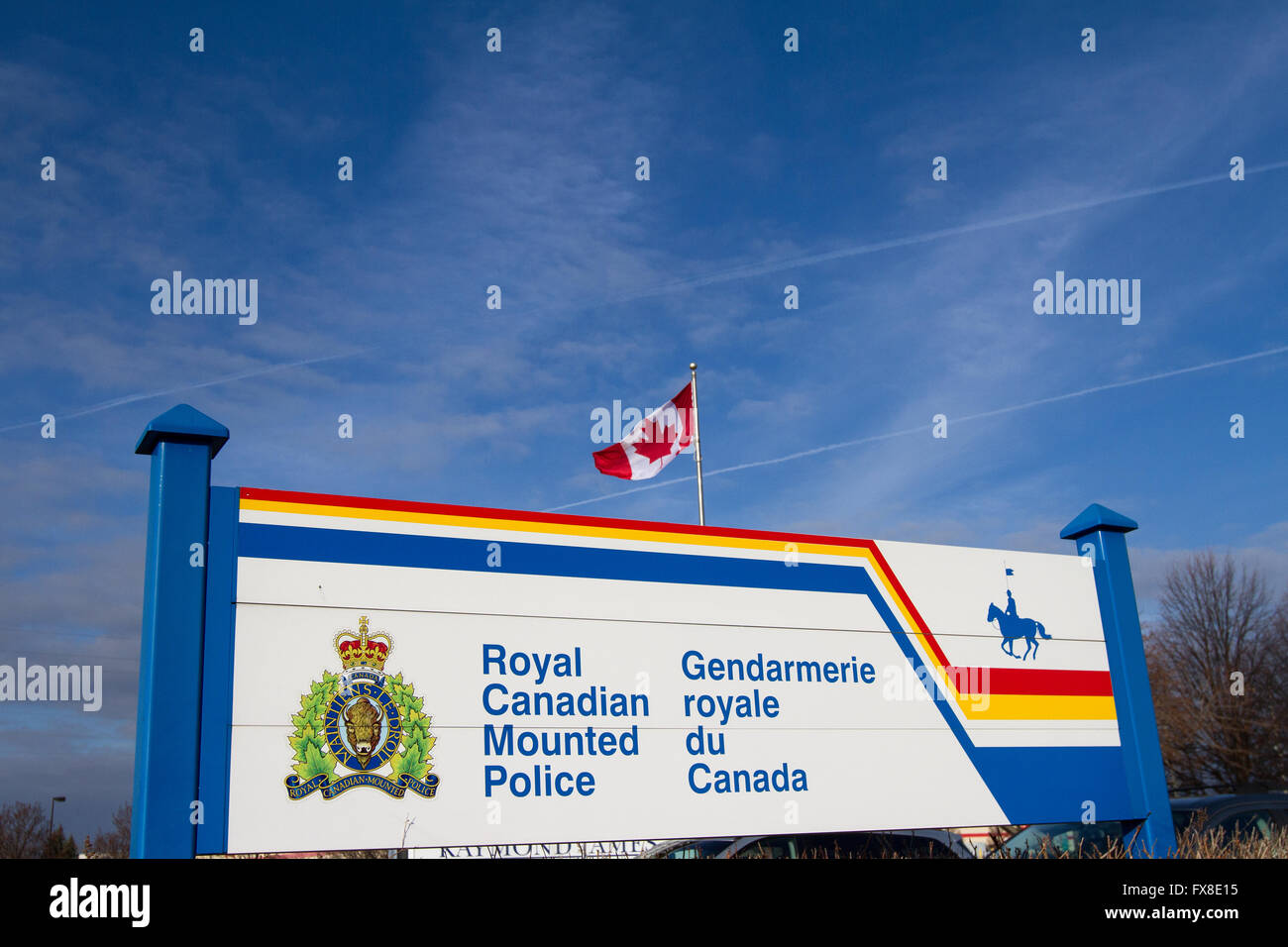 L'RCMP il distacco a Kingston, Ont., a 8 Dicembre, 2015. Foto Stock L'RCMP il distacco a Kingston, Ont., a 8 Dicembre, 2015. Foto Stock