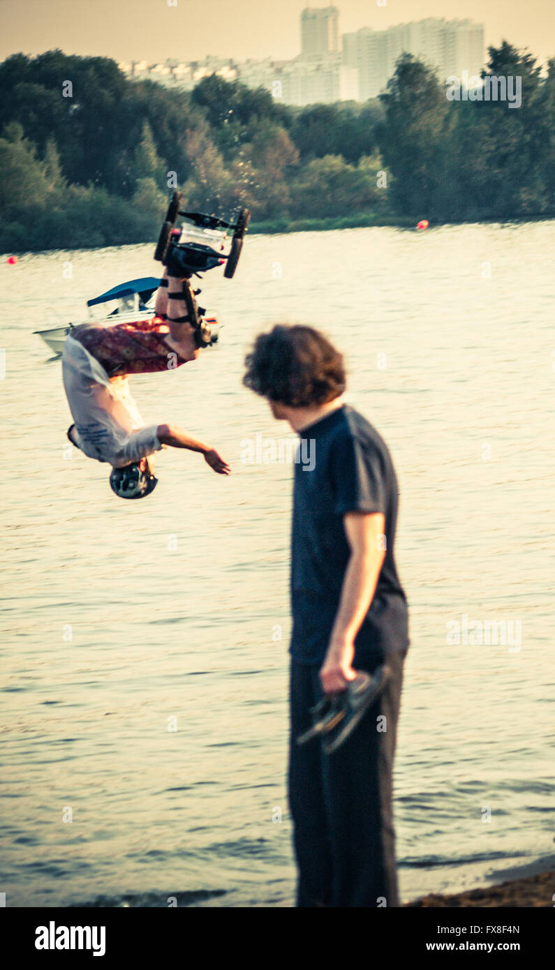 skateboarder Foto Stock