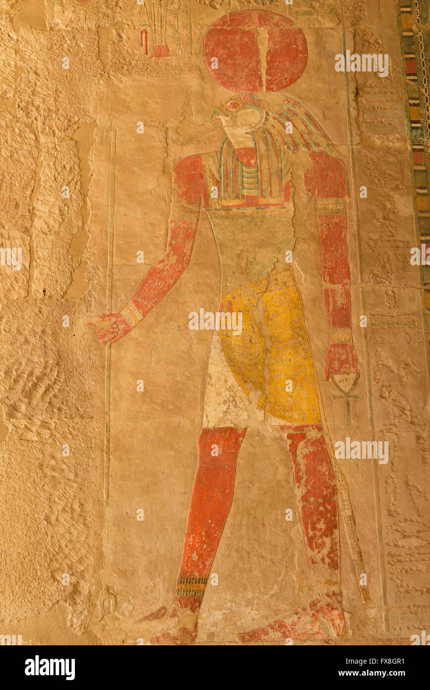 Il Tempio di Hatshepsut nei pressi di Luxor in Egitto Foto Stock