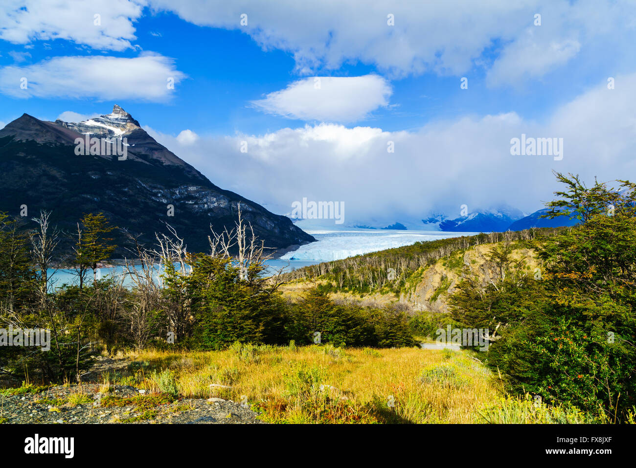 Ghiacciaio Perito Moreno in Los Glacieres National Park, Argentina Foto Stock