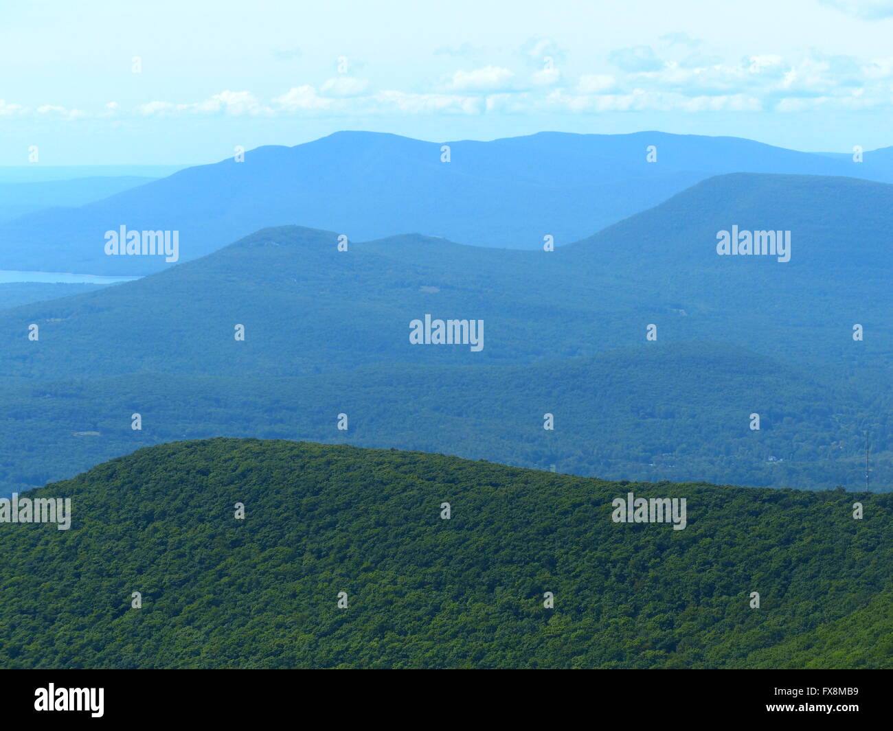 Catskill Mountains nel nordest degli Stati Uniti Foto Stock