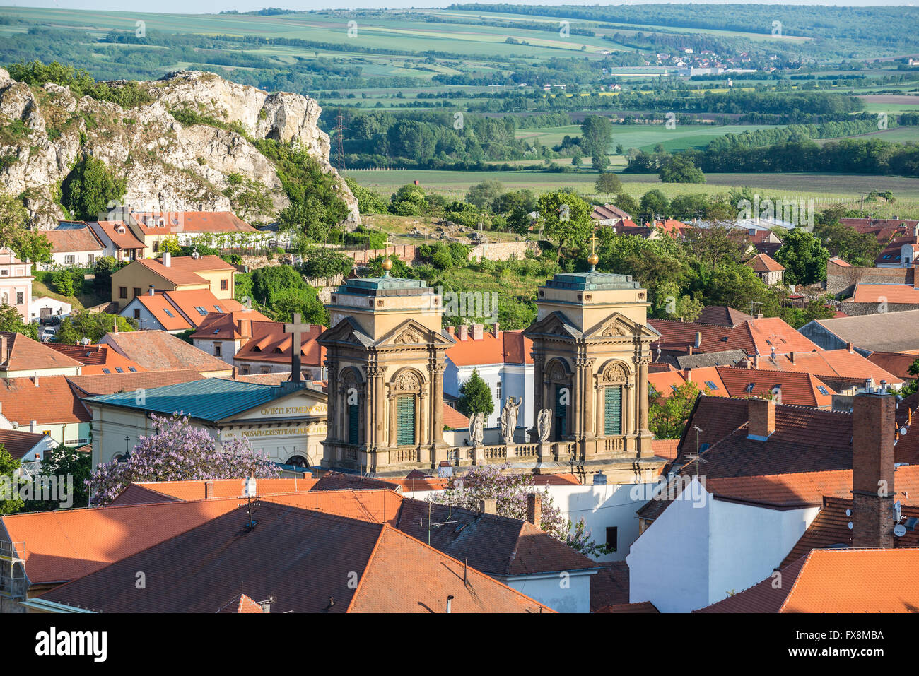 Dietrichstein tomba di famiglia, monumento culturale, originariamente costruito come una copia della Santa Casa di Loreto. Mikulov in Repubblica Ceca Foto Stock