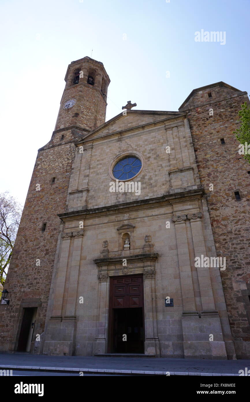 Chiesa di Sant Vicenç de Sarria (Eglésia de Sant Vincenç de Sarrià), Barcellona Foto Stock