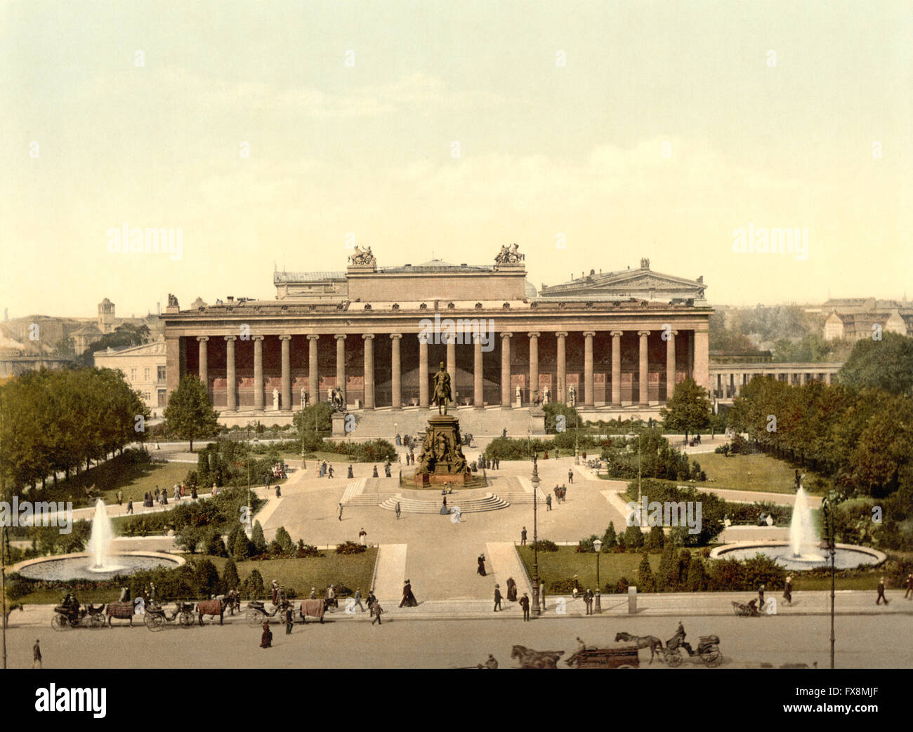 Museum di Berlino, Germania, Photochrome Stampa, circa 1900 Foto Stock