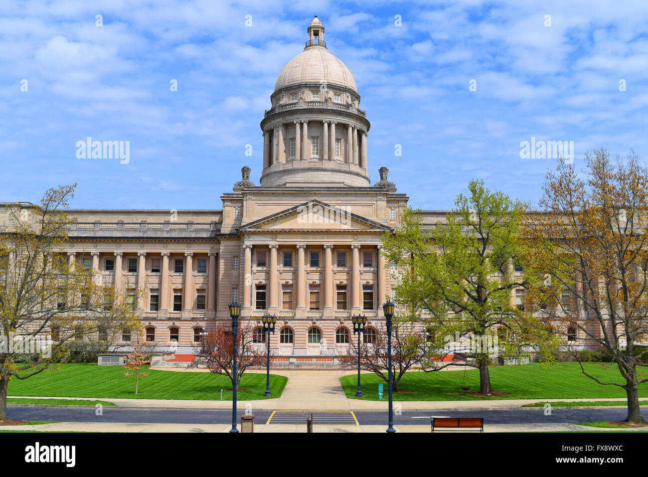 Stato USA Kentucky Francoforte KY Capitol Building esterno giorno governo commonwealth Foto Stock