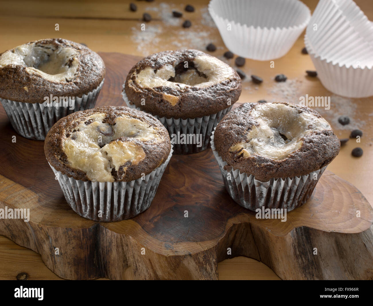 Nero tortini di fondo Foto Stock