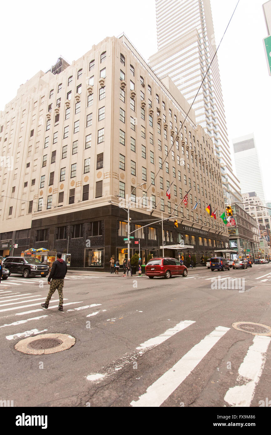 Magazzino Bloomingdale's, Lexington Avenue, Upper East Side di Manhattan, New York City, Stati Uniti d'America. Foto Stock