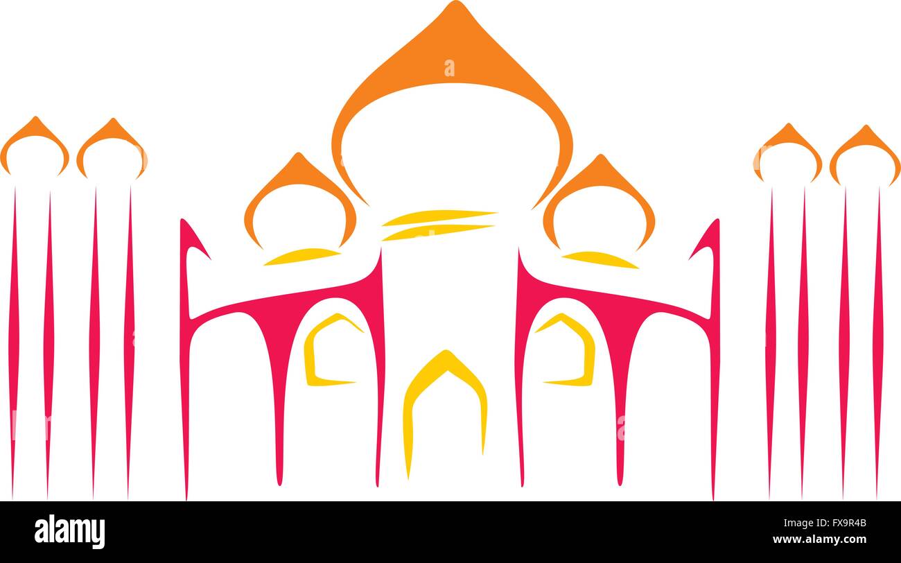 Simbolo di Tempio Illustrazione Vettoriale