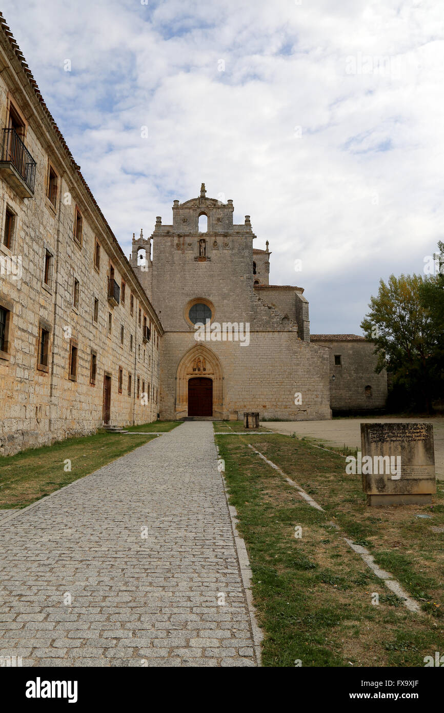 Monastero di San Pedro de Cardena, provincia di Burgos, Spagna. Foto Stock