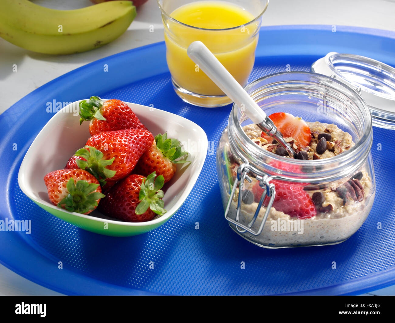 Avena durante la notte Foto Stock