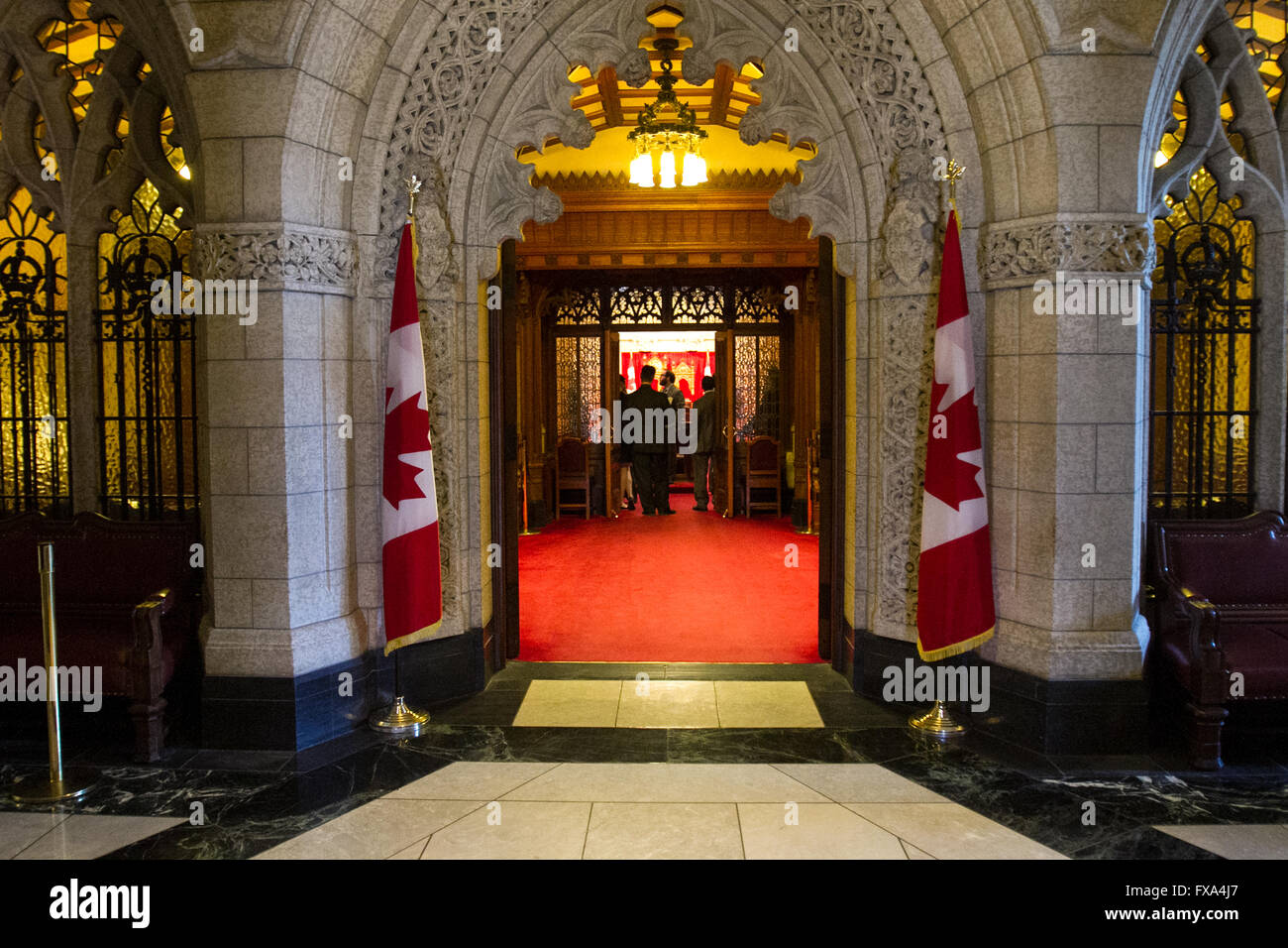 Collina del Parlamento a Ottawa, Ont., il 29 aprile 2012 Foto Stock