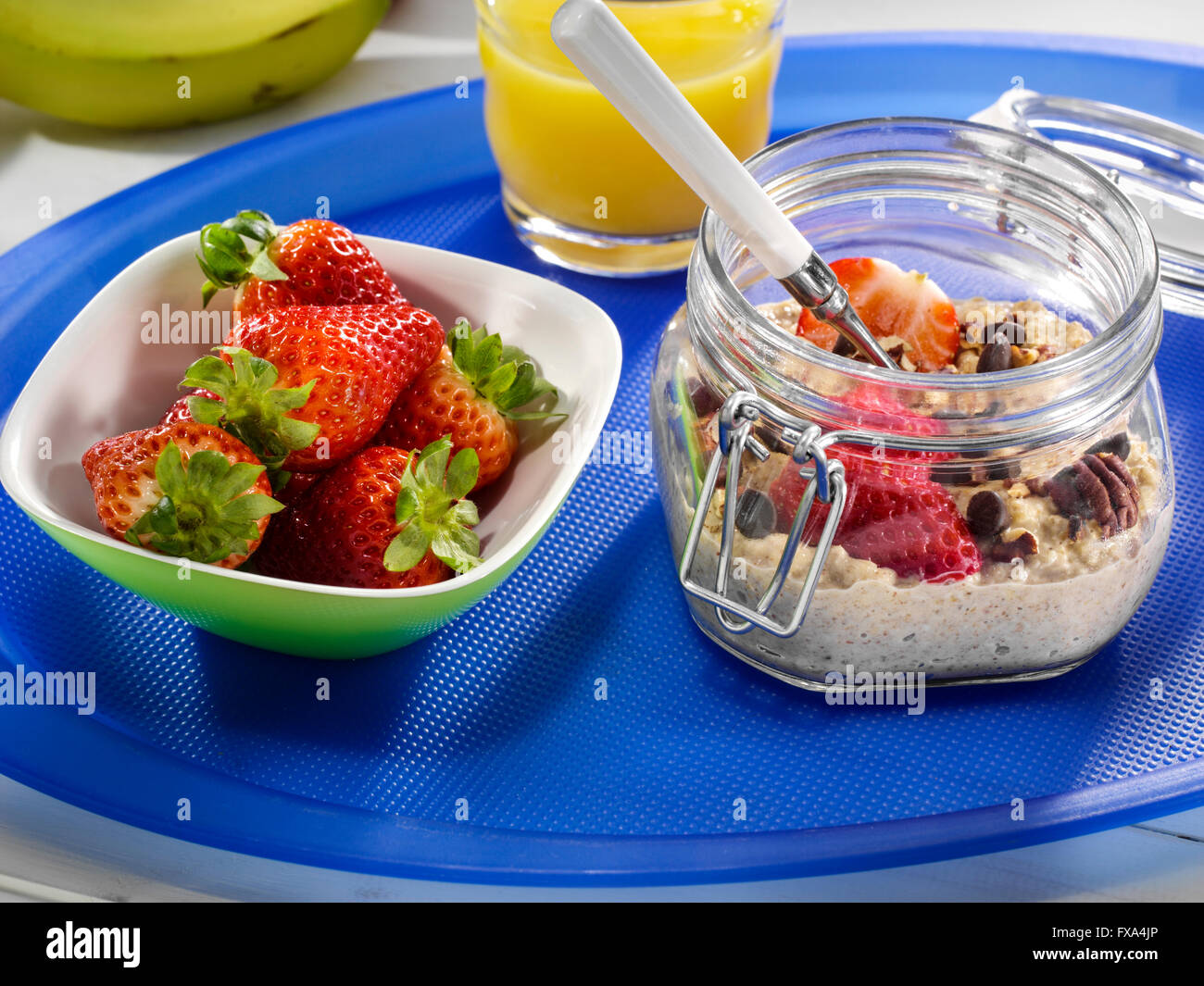 Avena durante la notte Foto Stock