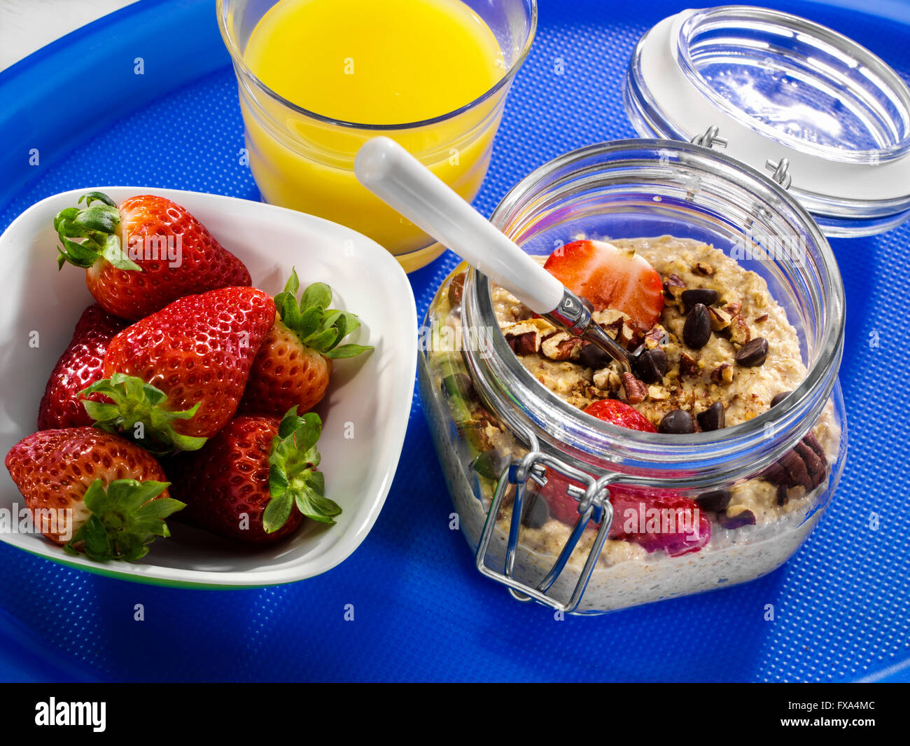 Avena durante la notte Foto Stock