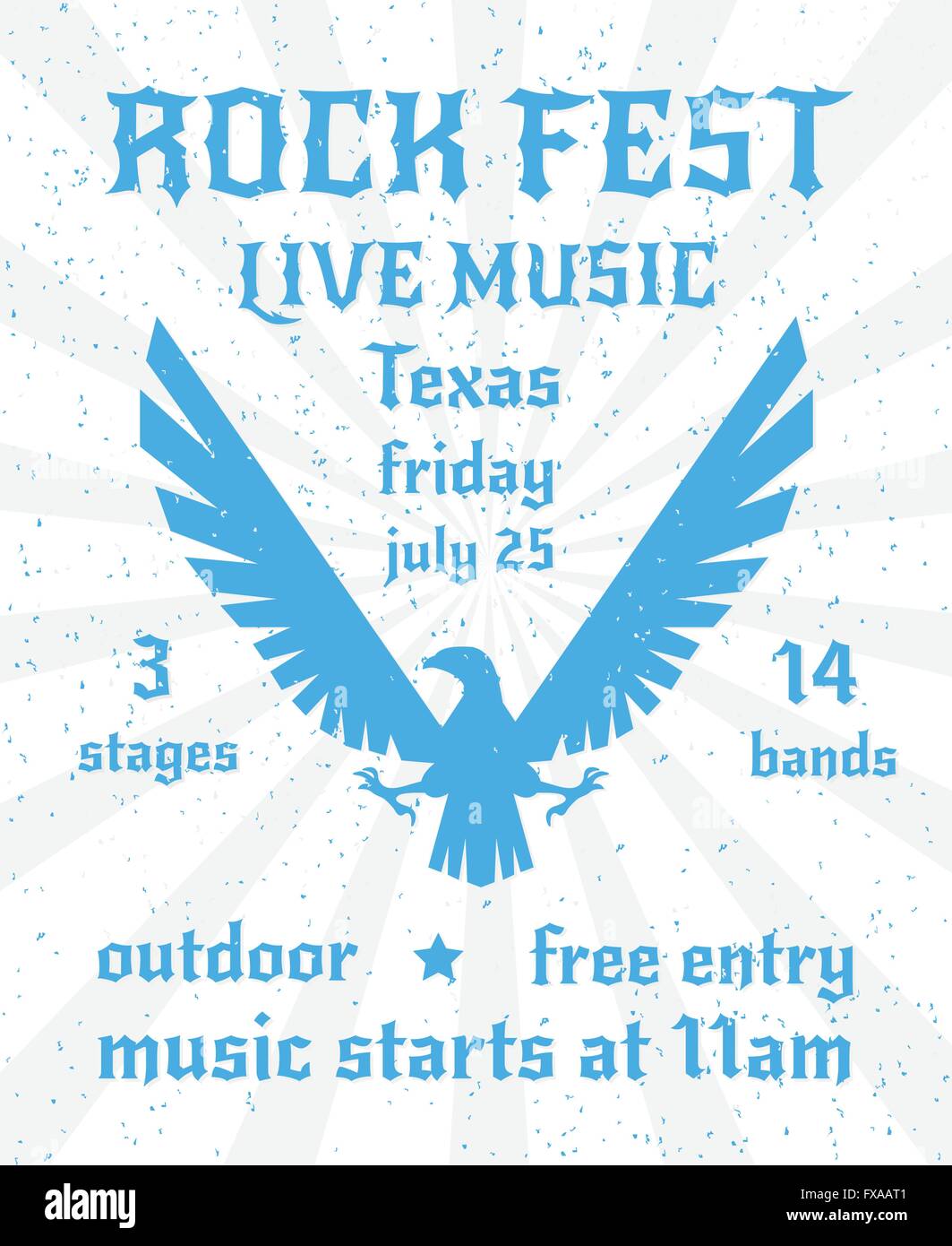 Poster di Eagle Illustrazione Vettoriale