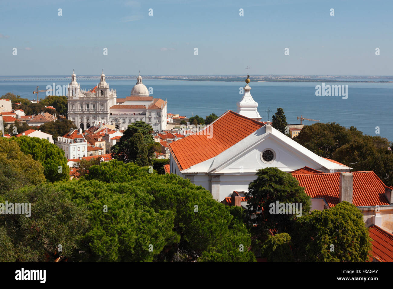 Monastero di São Vicente de Fora, Lisbona, Portogallo Foto Stock