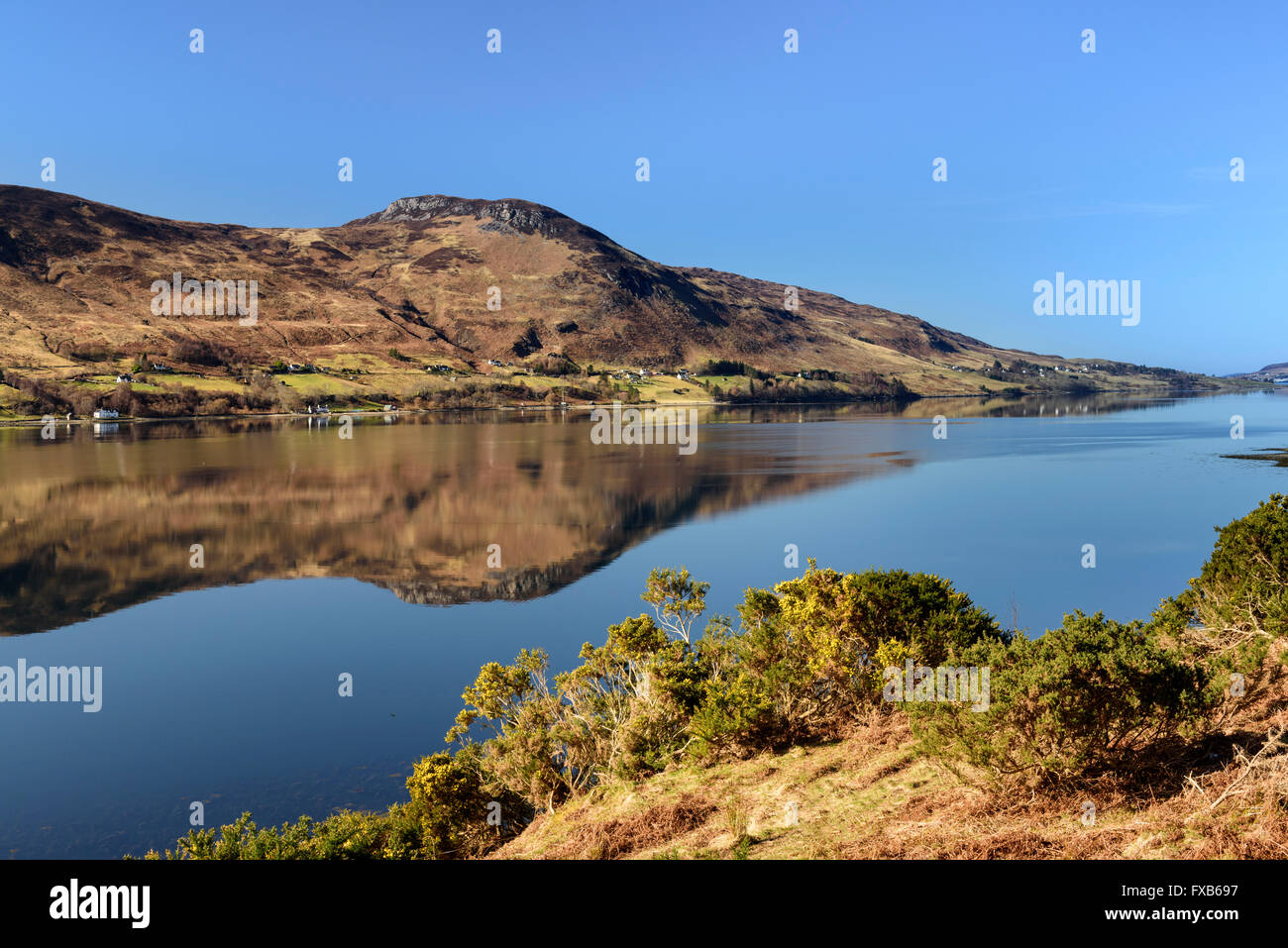 Loch Ginestra paesaggio, paesaggi, Scozia, Scozzese Foto Stock