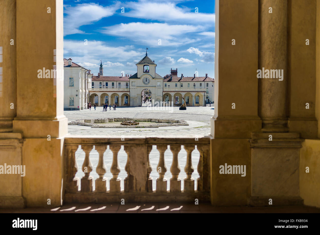 La porta principale della Reggia di Venaria, inclusa nel patrimonio dell' Unesco Foto Stock