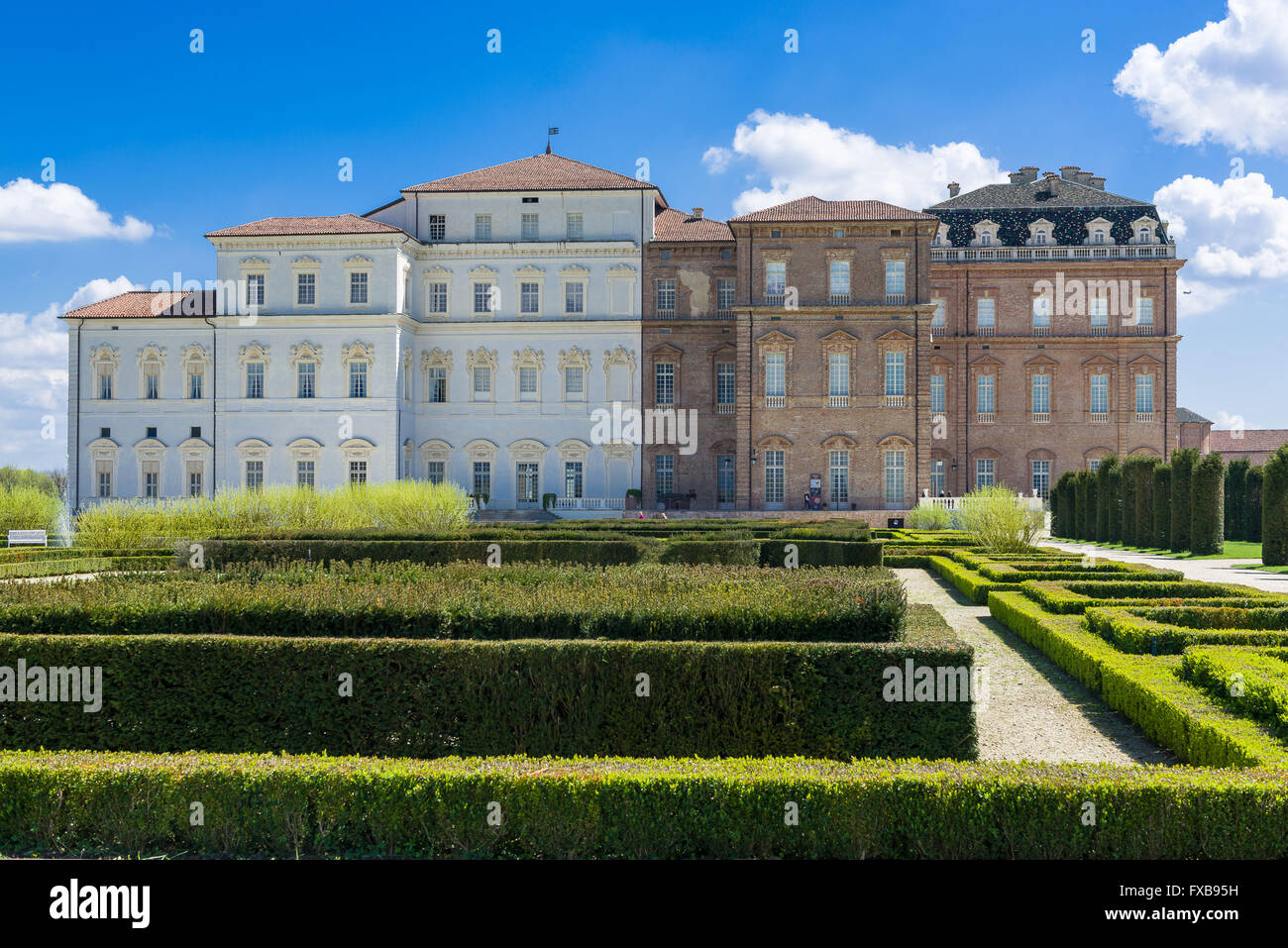 La reggia di Venaria, una delle residenze della casa reale di Savoia, inclusa nel patrimonio dell' Unesco Foto Stock