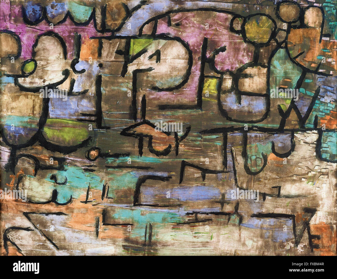 Paul Klee - dopo il diluvio - Foto Stock