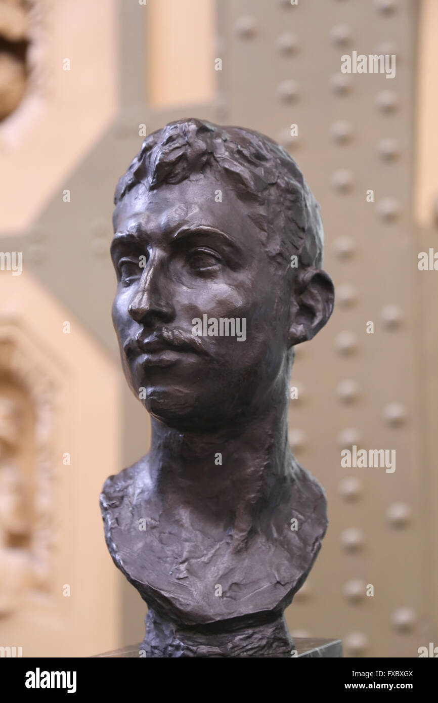 Schnegg Lucien (1867-1909). Scultore. Autoportrait, 1912. Il Museo d' Orsay. Parigi. La Francia. Foto Stock