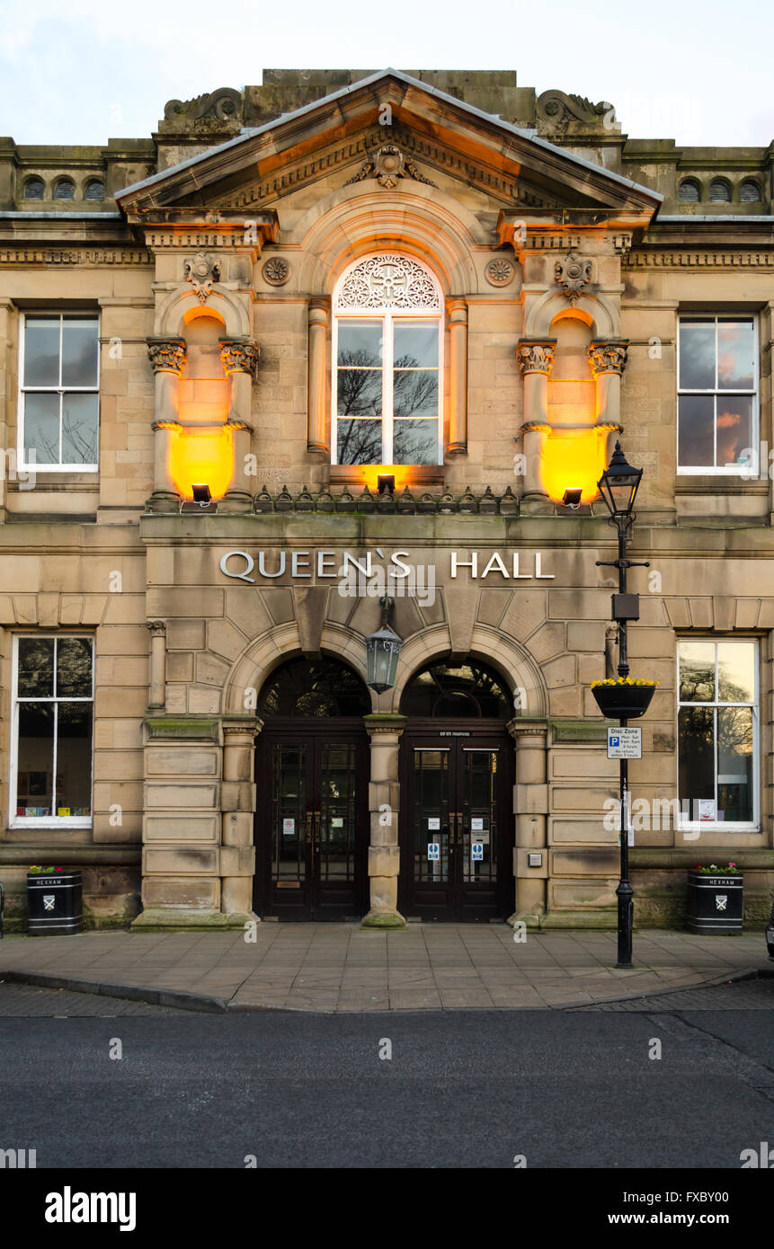 La Queens Hall a Hexham Foto Stock