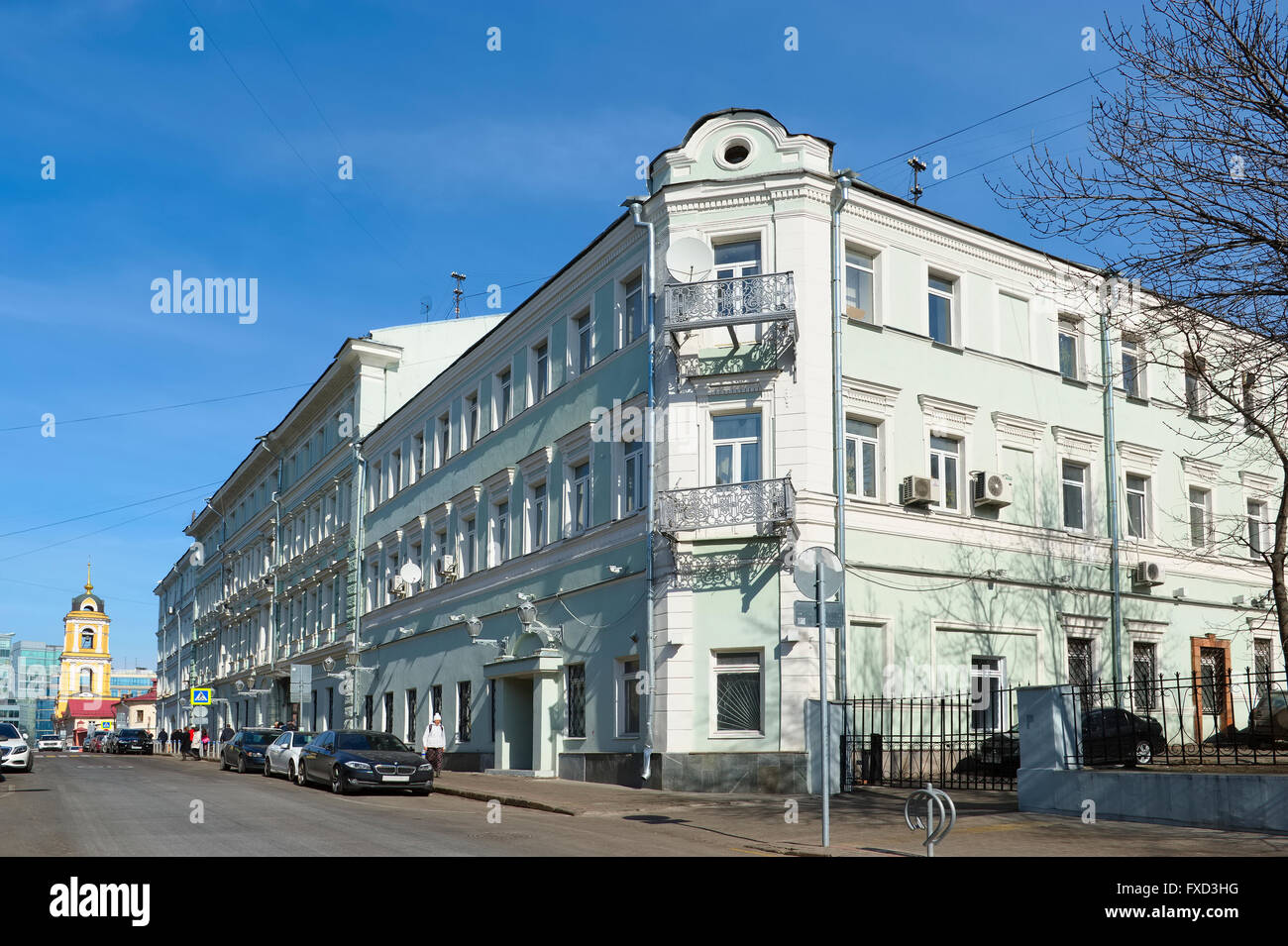 Edificio dell'Istituto di Studi Orientali dell'Accademia Russa delle Scienze, Rozhdestvenka street, 12, Mosca Foto Stock
