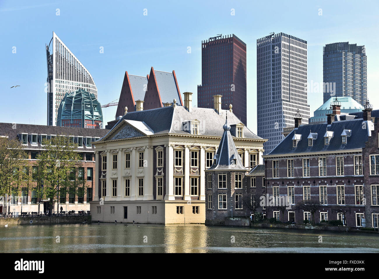 Parlamento olandese l'Aia ( compresa la Ridderzaal (sala dei cavalieri), il Senato e la Camera dei rappresentanti ) Paesi Bassi Foto Stock