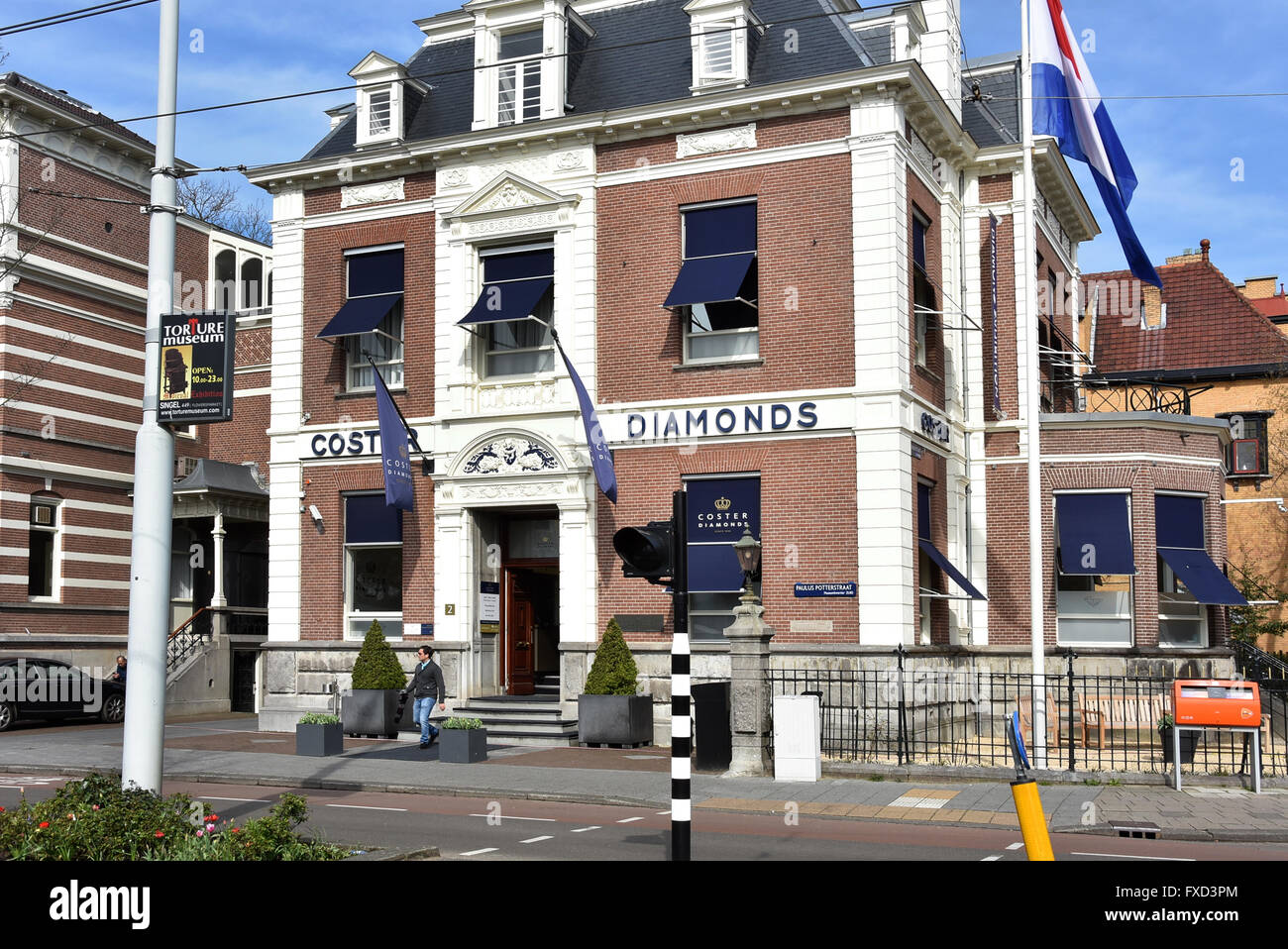 Coster Diamonds ( Paulus Potterstraat ) olandese Amsterdam Paesi Bassi Foto Stock