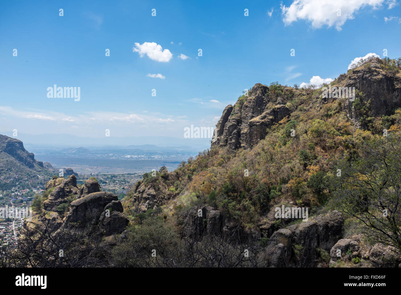 Tepoztlan ( e Tepozteco) Messico Foto Stock