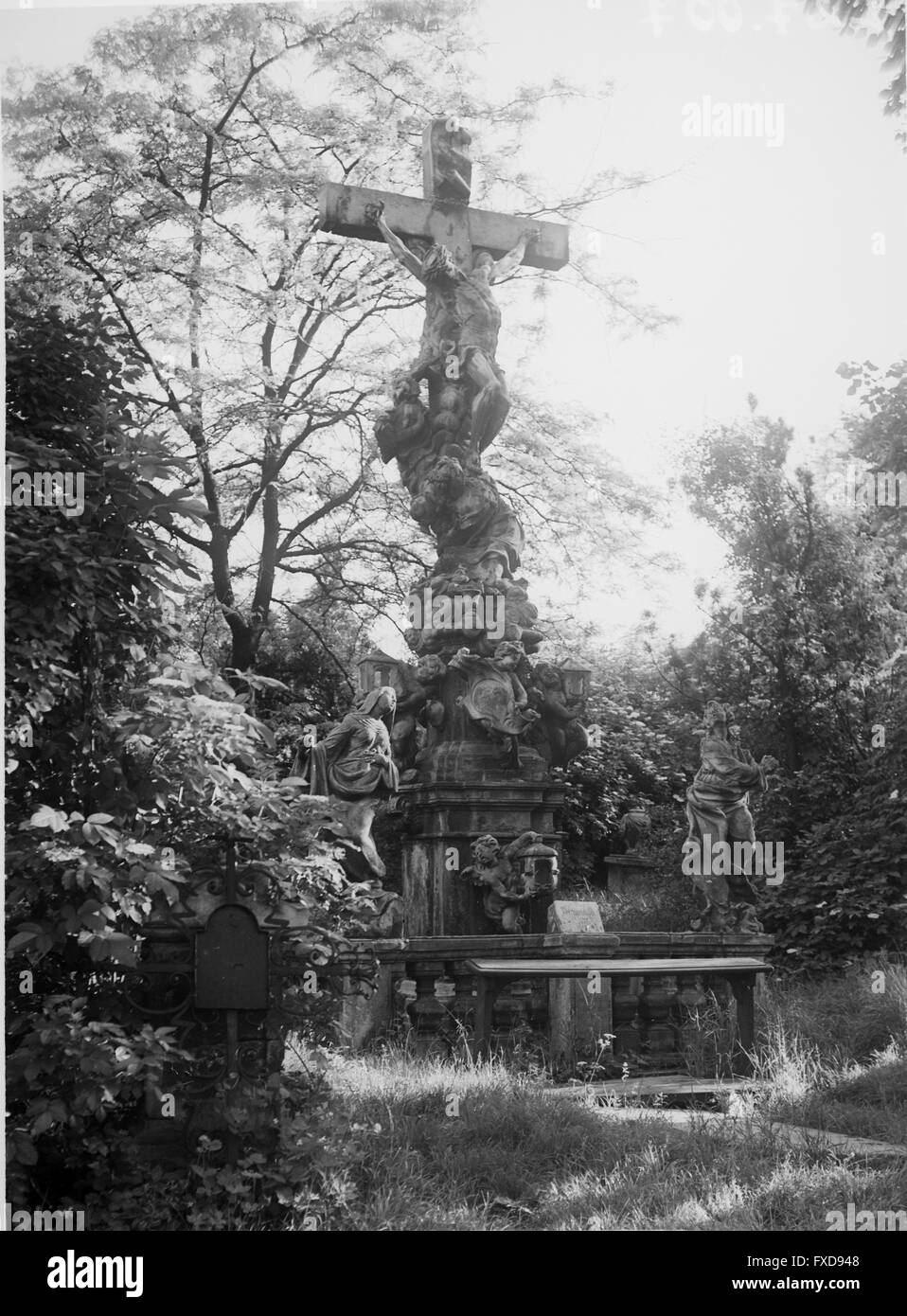 Wien 18, Währinger Ortsfriedhof Foto Stock