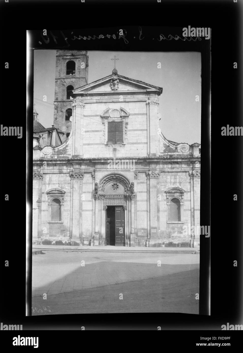 Fassade der Kirche San Giovanni in Lucca Foto Stock