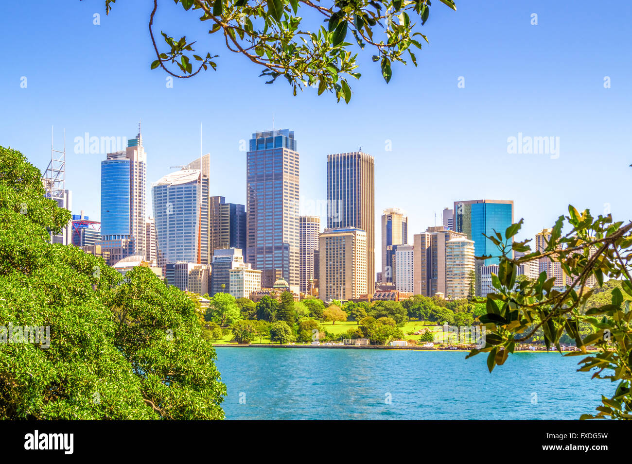 Sydney, Nuovo Galles del Sud, Australia, skyline Foto Stock