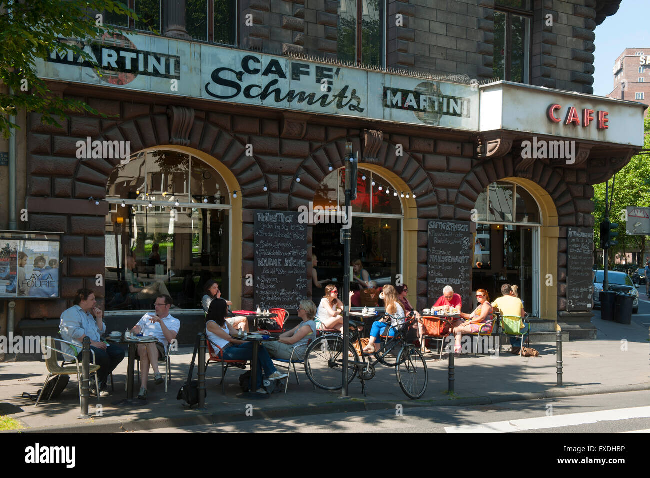 Köln, Altstadt Nord, Lübecker Strasse, Cafe Schmitz Foto Stock