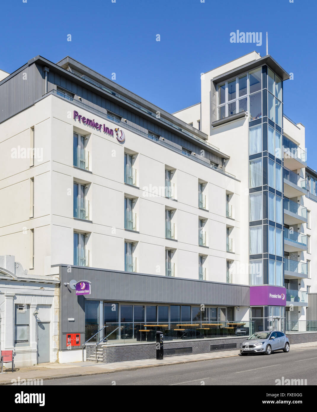Premier Inn hotel a Worthing West Sussex, in Inghilterra, Regno Unito. Foto Stock