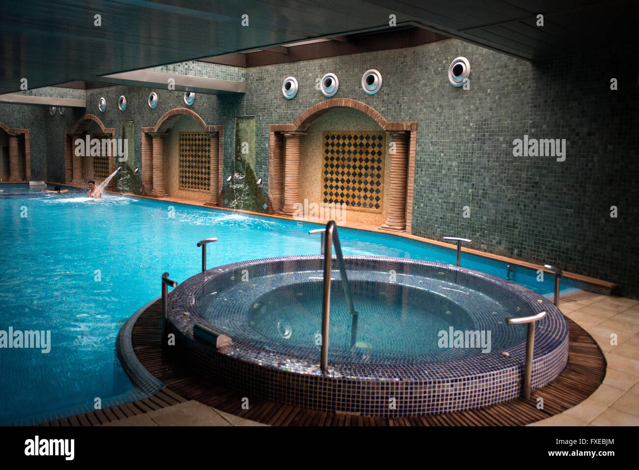 Sallés Hotel & Spa Mas Tapiolas, Santa Cristina d'Aro, Empordà, in Costa Brava Girona, in Catalogna, Spagna. Spa e wellness. Foto Stock