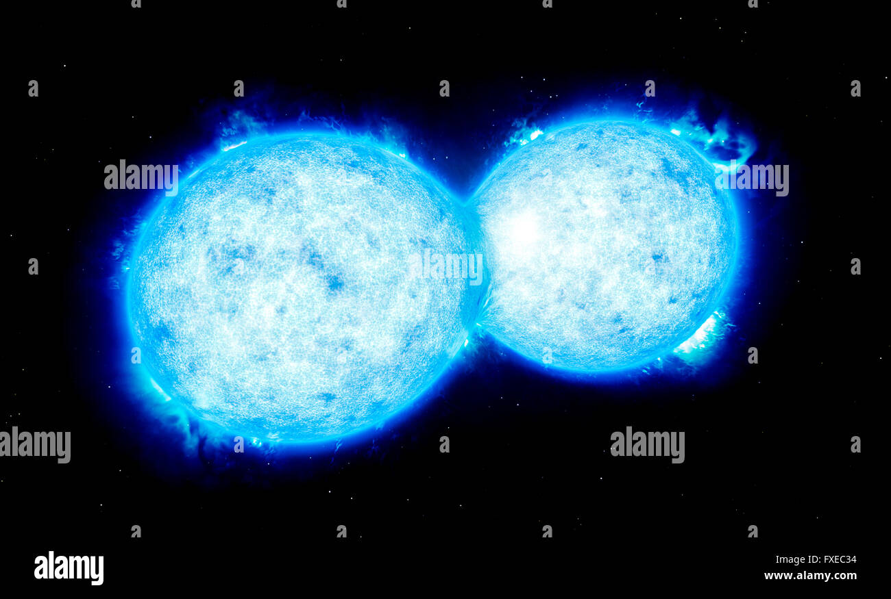 Stelle visualizzare nello spazio esterno in un campo di stelle. Gli elementi di questa immagine fornita dalla NASA Foto Stock