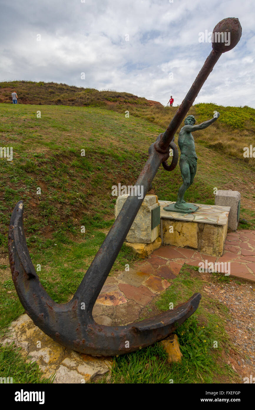 I dettagli di ancoraggio old ship Foto Stock