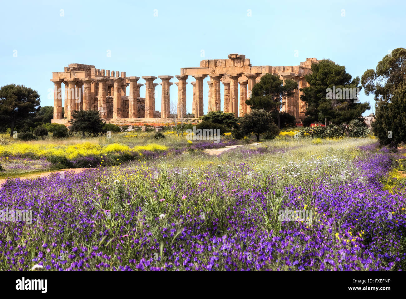 Selinunte, Castelvetrano, Sicilia, Italia Foto Stock