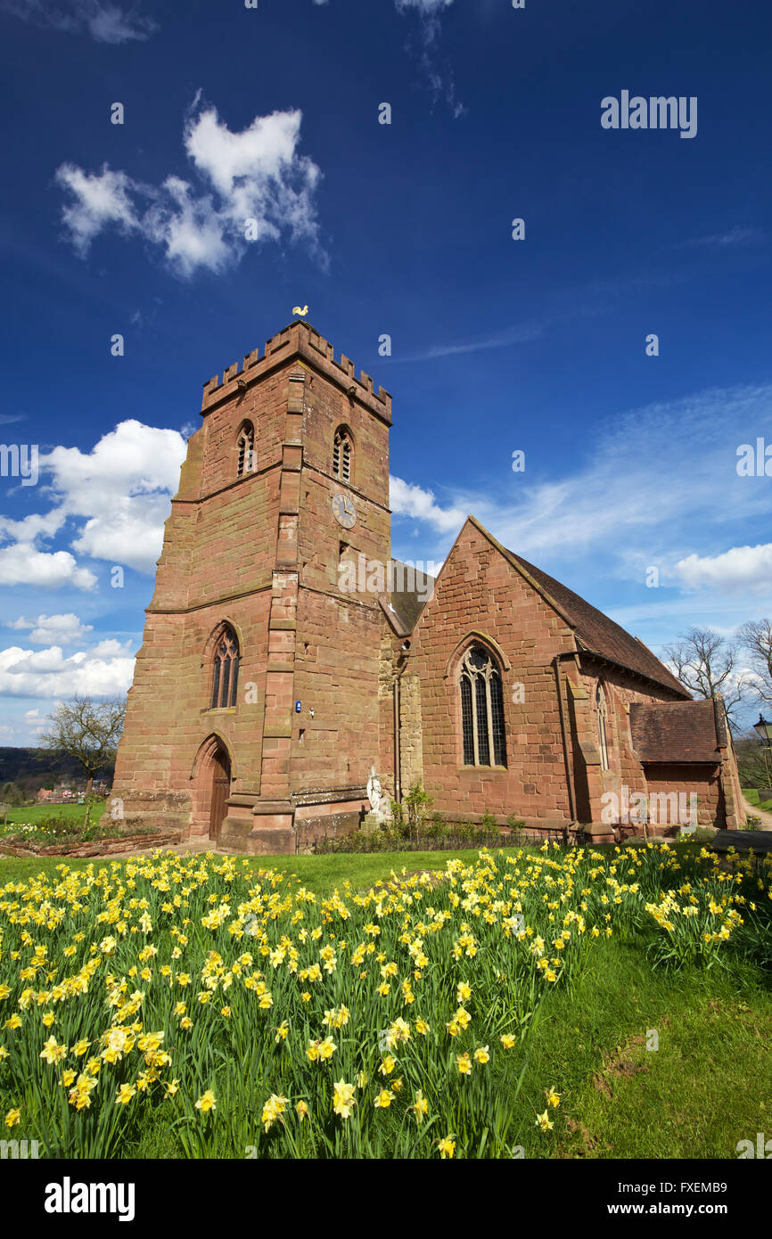 Chiesa di St Peters Kinver South Staffordshire England Regno Unito Foto Stock