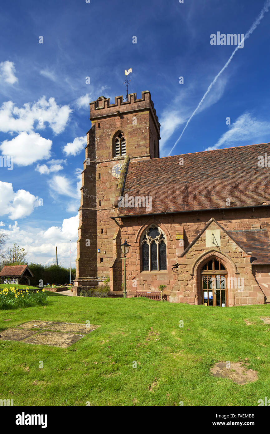 Chiesa di St Peters Kinver South Staffordshire England Regno Unito Foto Stock
