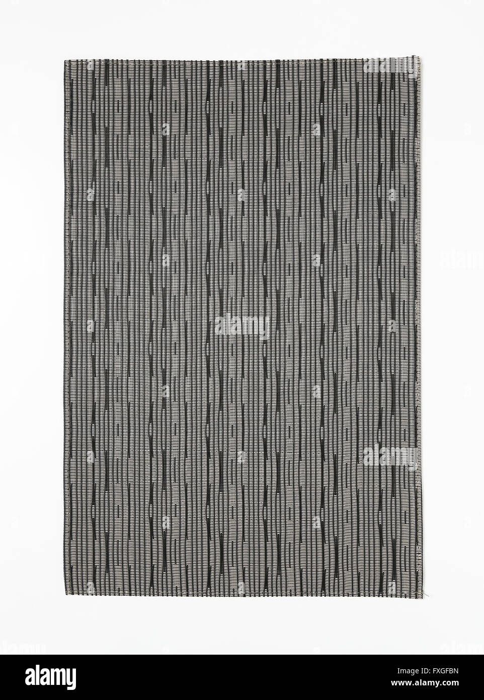 Elegante grigio rettangolare tabella mat Foto Stock