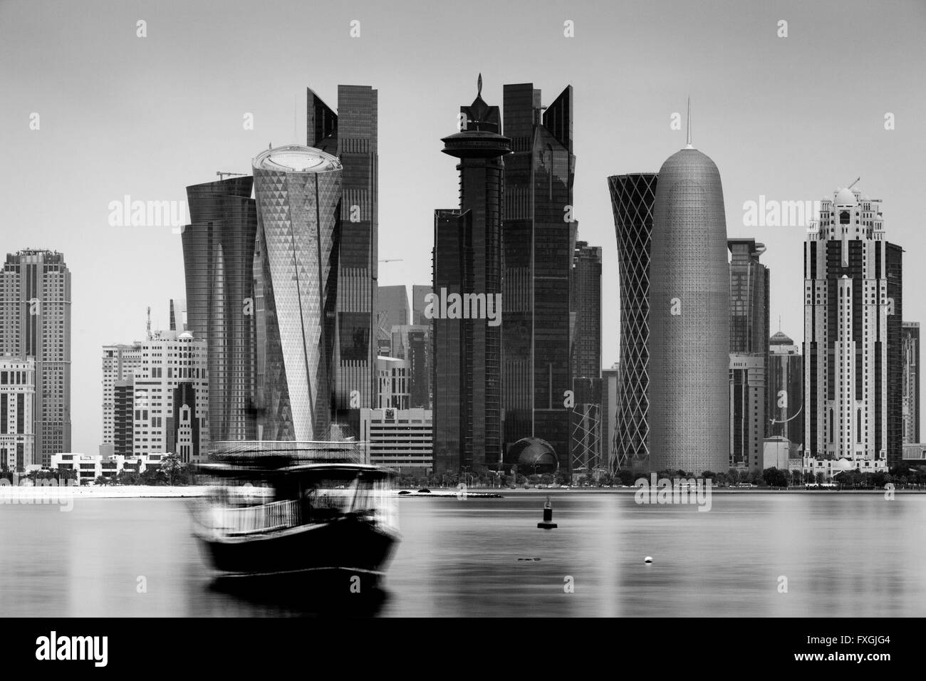 Doha grattacieli, Doha, Qatar Foto Stock