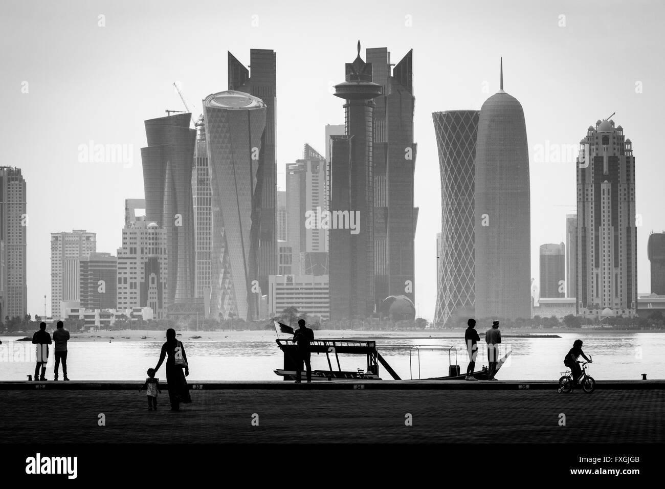 Doha grattacieli, Doha, Qatar Foto Stock