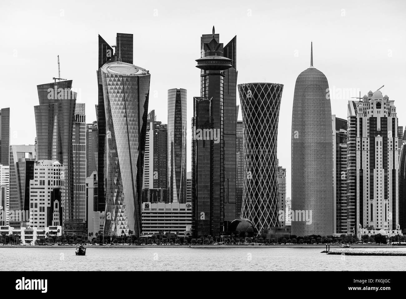 Doha grattacieli, Doha, Qatar Foto Stock