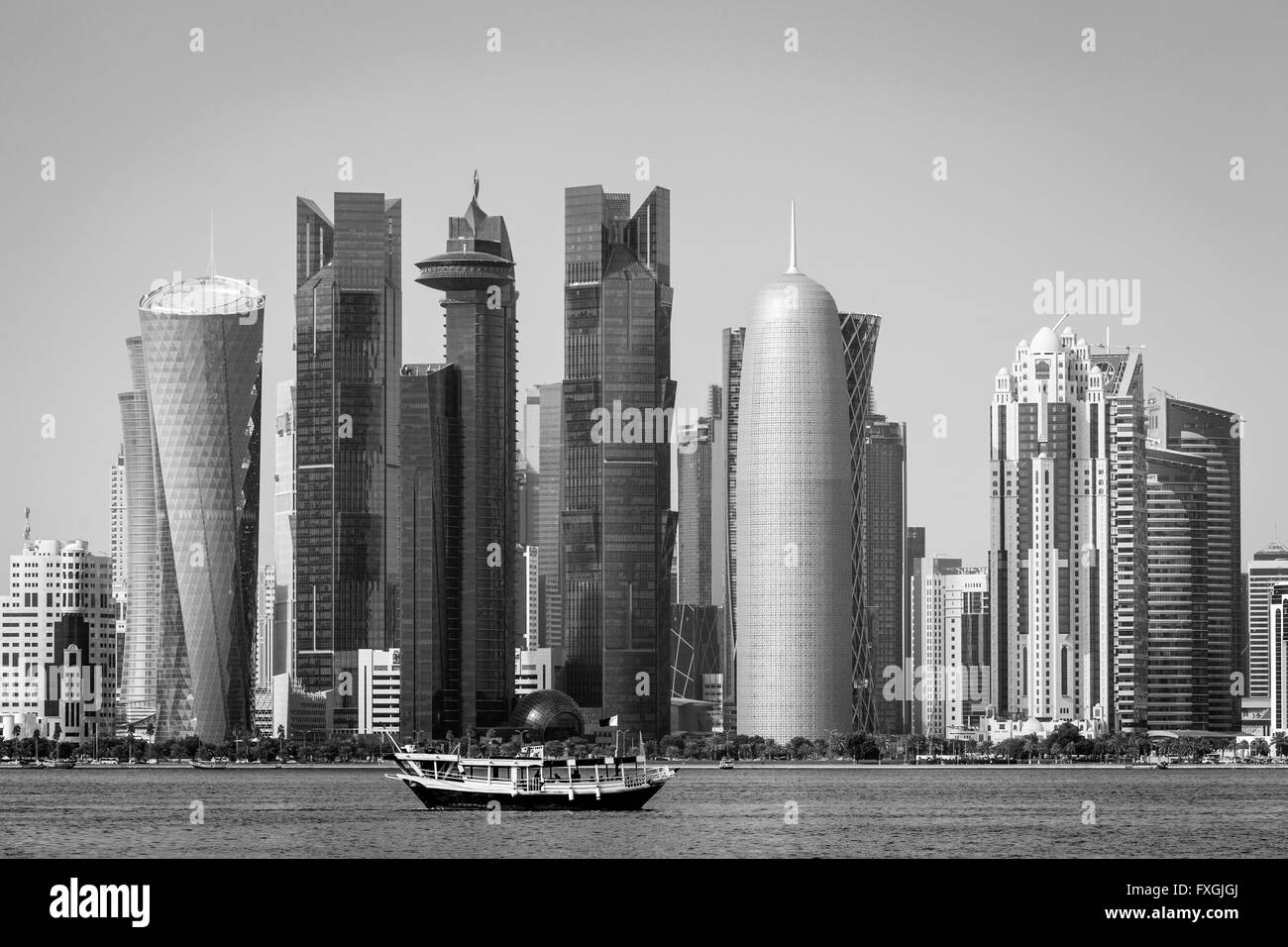 Doha grattacieli, Doha, Qatar Foto Stock
